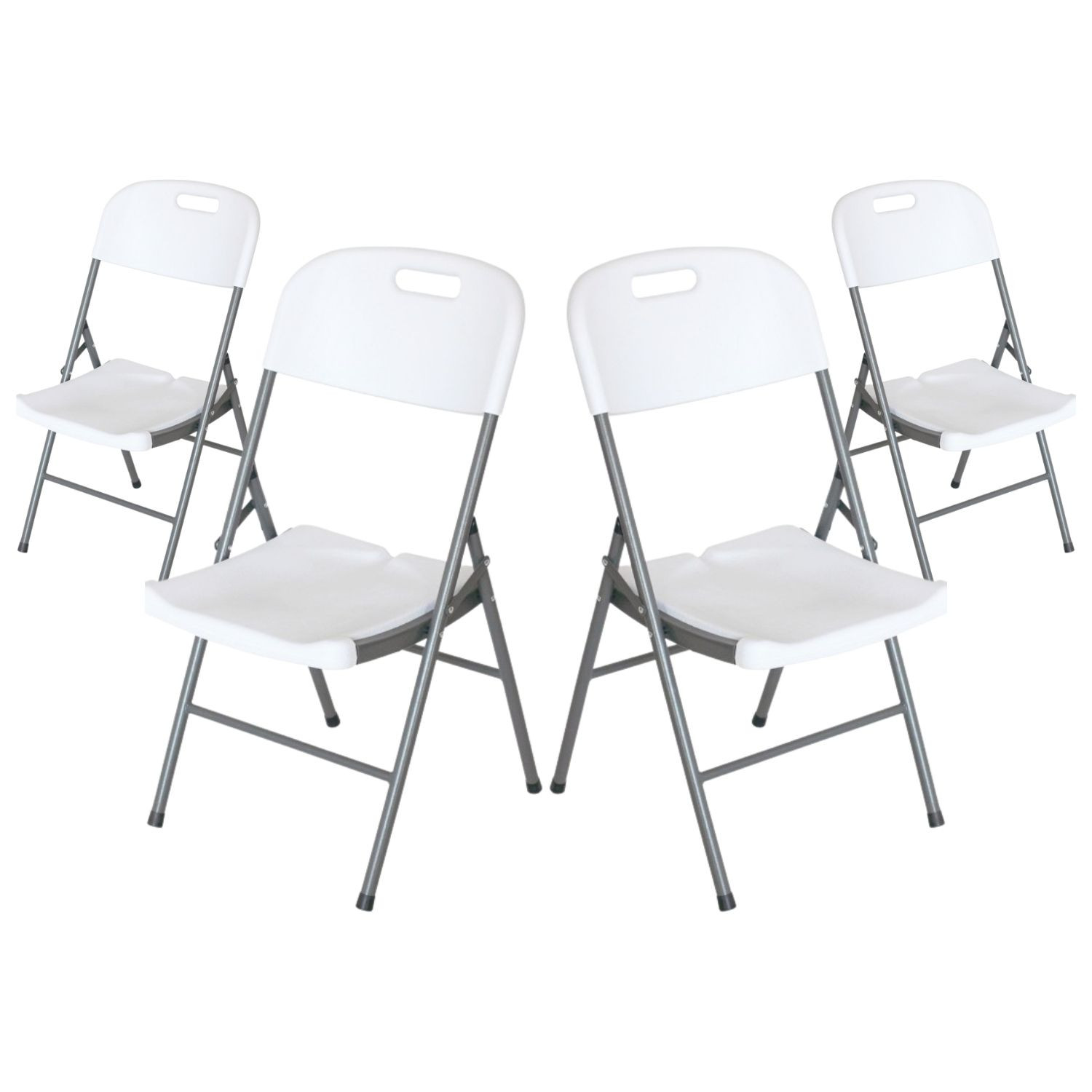 Pack 4 Sillas Plegables con Asa 47x58x87cm Thinia Home Sillas Plegables 1